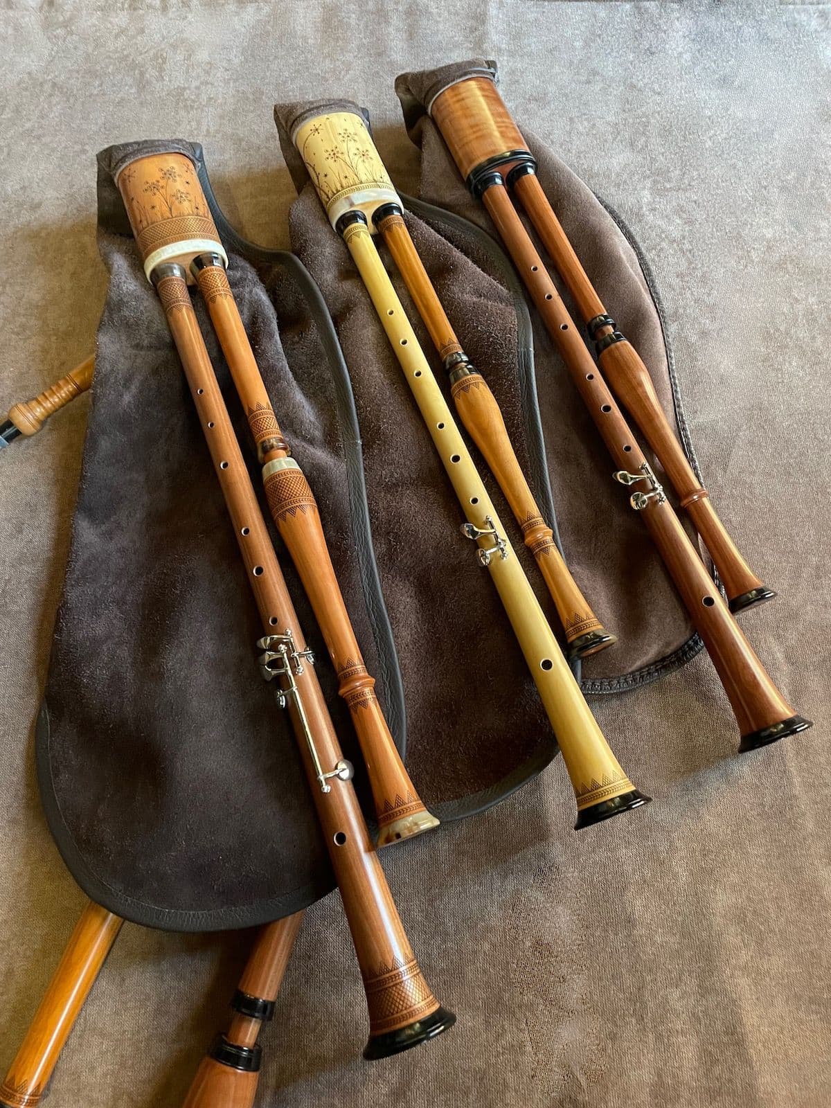 Une en La grave et deux en Ré.